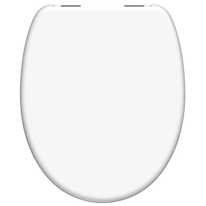 SCHÜTTE Duroplast Toilet Seat with Soft-Close WHITE