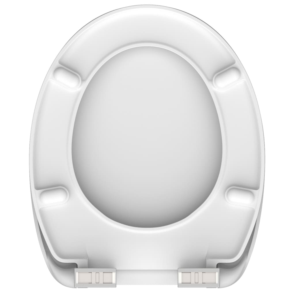 SCHÜTTE Duroplast Toilet Seat with Soft-Close WHITE