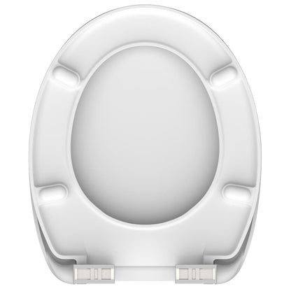 SCHÜTTE Duroplast Toilet Seat with Soft-Close WHITE