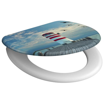 SCHÜTTE Toliet Seat with Soft-Close LIGHTHOUSE - Bend