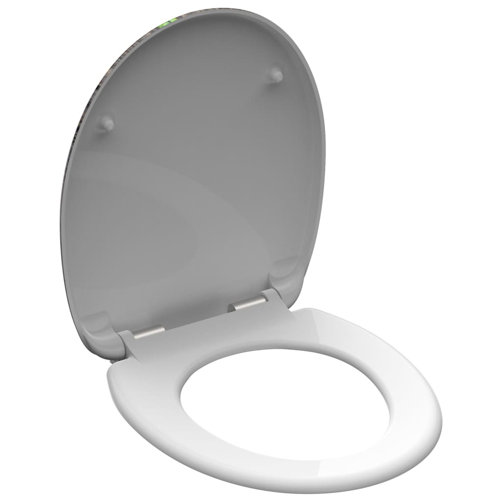 SCHÜTTE Toilet Seat with Soft-Close GINKGO & WOOD - Bend