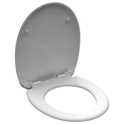 SCHÜTTE Toilet Seat with Soft-Close INDUSTRIAL GREY - Bend