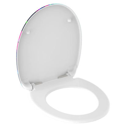 SCHÜTTE Toilet Seat with Soft-Close NEON PAINT - Bend