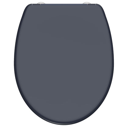 SCHÜTTE Duroplast Toilet Seat with Soft-Close Quick Release ANTHRAZIT