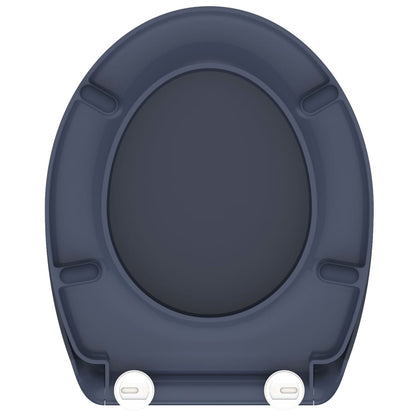 SCHÜTTE Duroplast Toilet Seat with Soft-Close Quick Release ANTHRAZIT