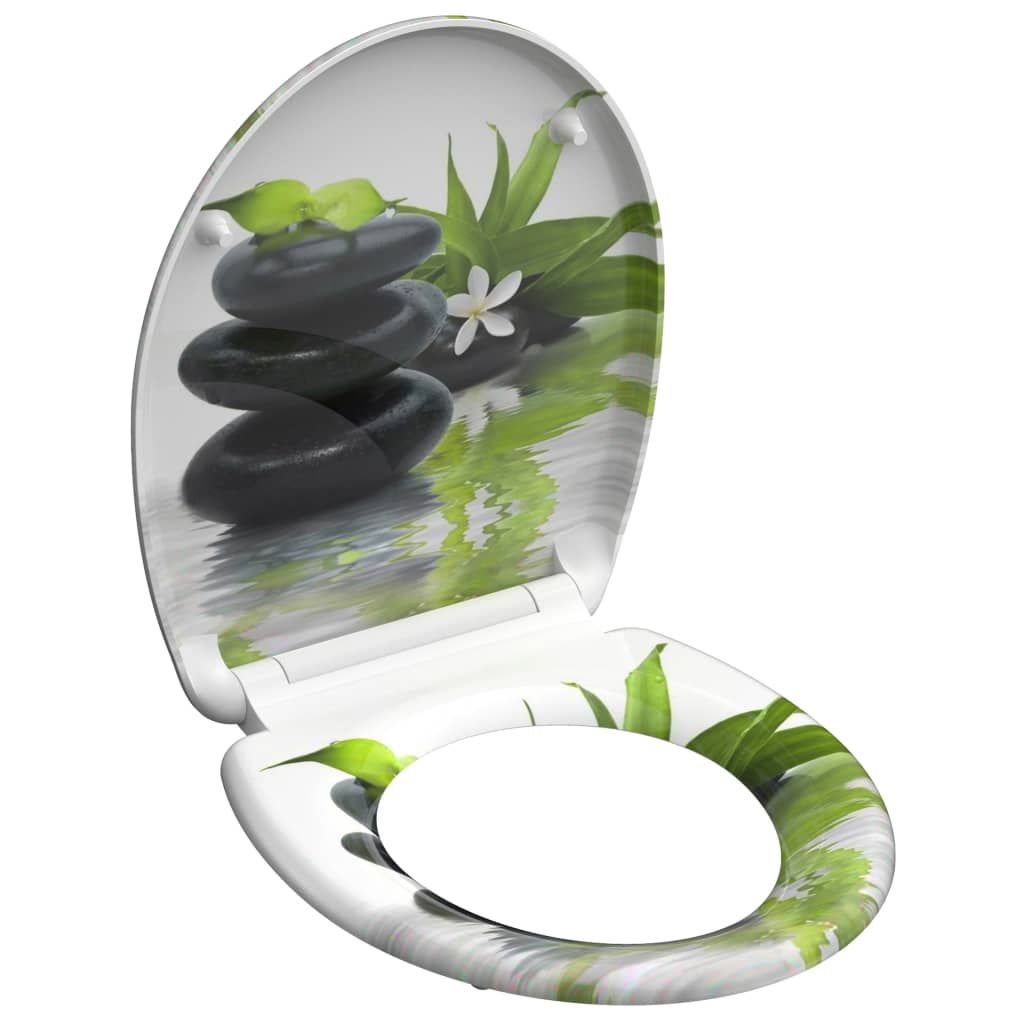 SCHÜTTE Duroplast Toilet Seat with Soft-Close JASMIN Printed