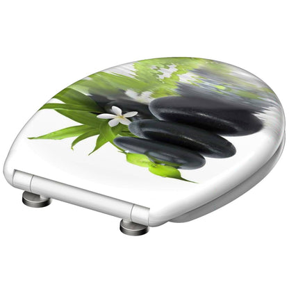 SCHÜTTE Duroplast Toilet Seat with Soft-Close JASMIN Printed