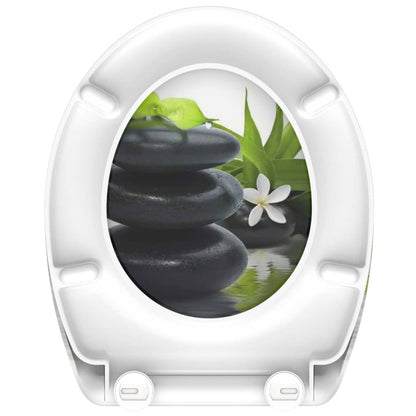 SCHÜTTE Duroplast Toilet Seat with Soft-Close JASMIN Printed