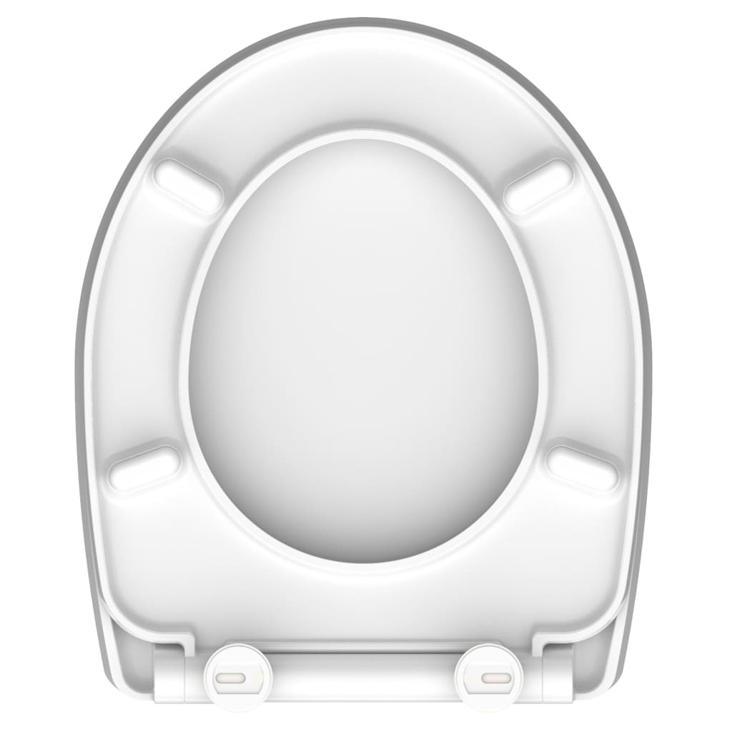 SCHÜTTE Duroplast High Gloss Toilet Seat with Soft-Close - Bend