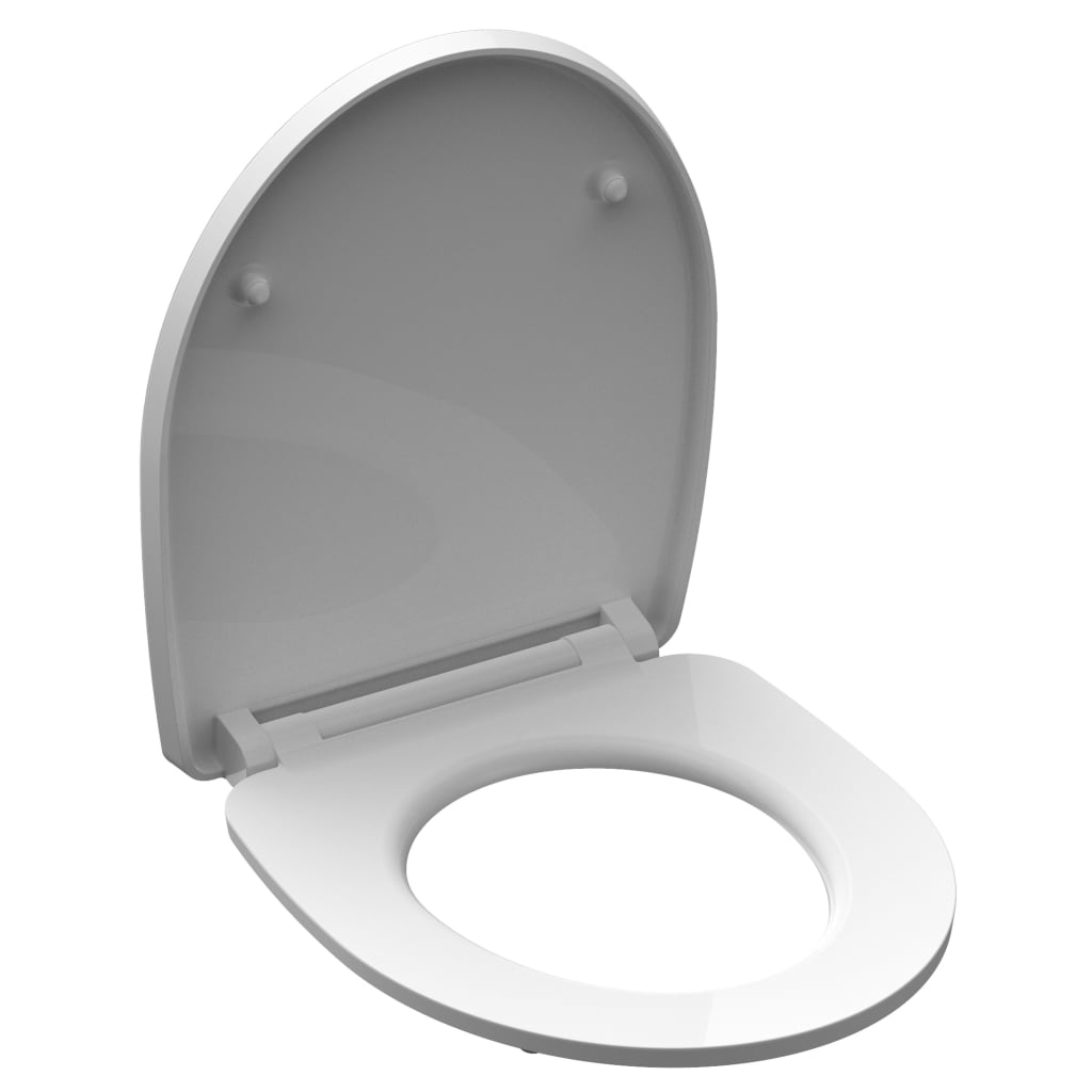 SCHÜTTE Duroplast High Gloss Toilet Seat with Soft-Close - Bend