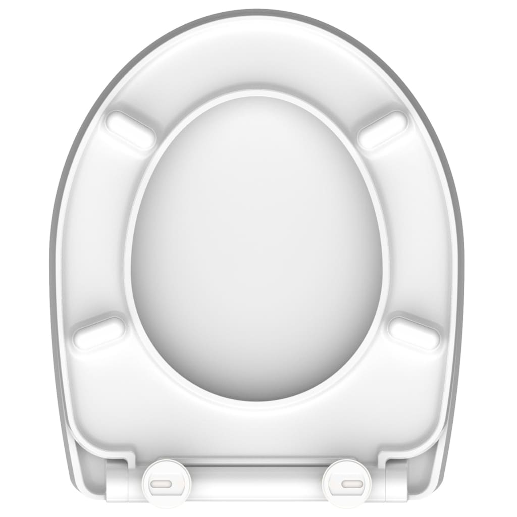 SCHÜTTE Duroplast High Gloss Toilet Seat with Soft-Close - Bend