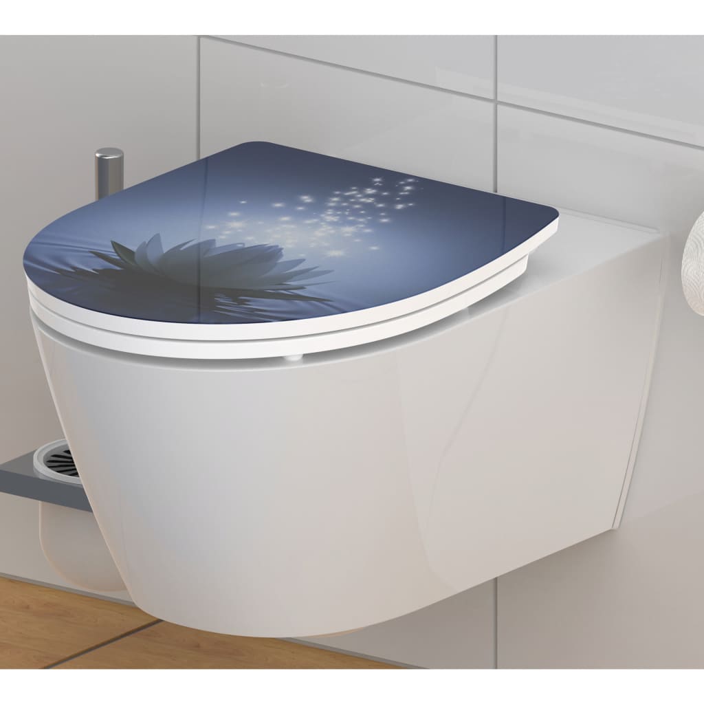 SCHÜTTE Duroplast High Gloss Toilet Seat with Soft-Close - Bend