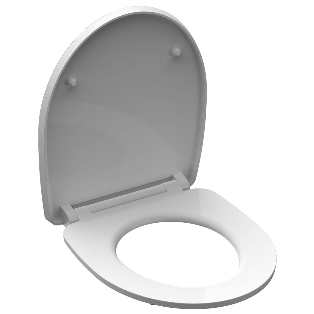 SCHÜTTE Duroplast High Gloss Toilet Seat with Soft-Close - Bend