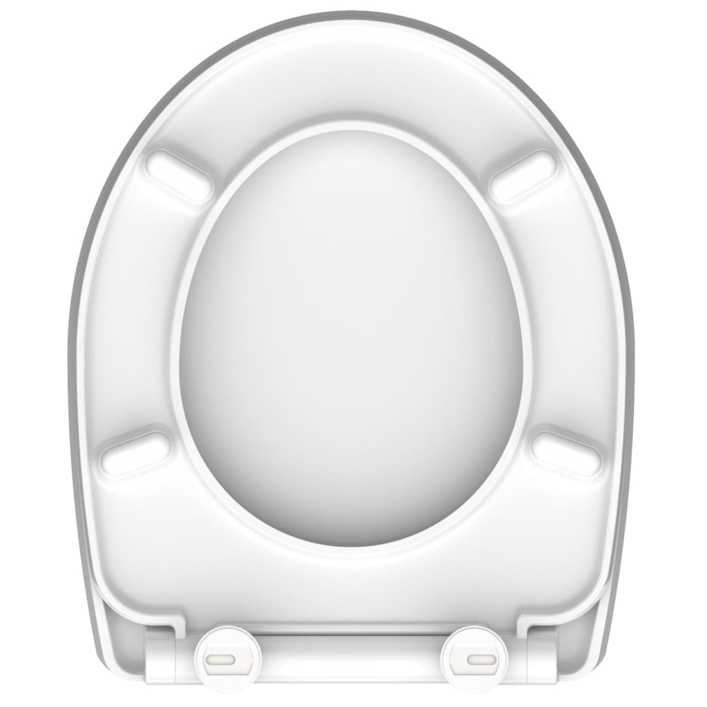 SCHÜTTE Duroplast High Gloss Toilet Seat with Soft-Close - Bend