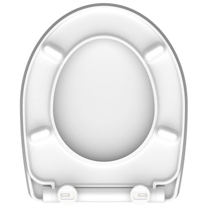 SCHÜTTE Duroplast High Gloss Toilet Seat with Soft-Close - Bend