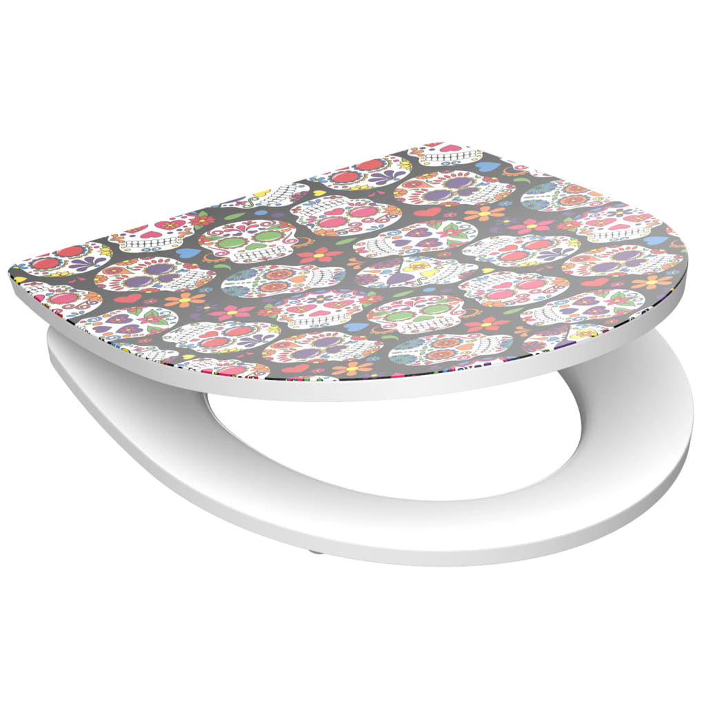 SCHÜTTE Duroplast High Gloss Toilet Seat with Soft-Close - Bend