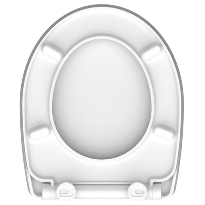 SCHÜTTE Duroplast High Gloss Toilet Seat with Soft-Close - Bend