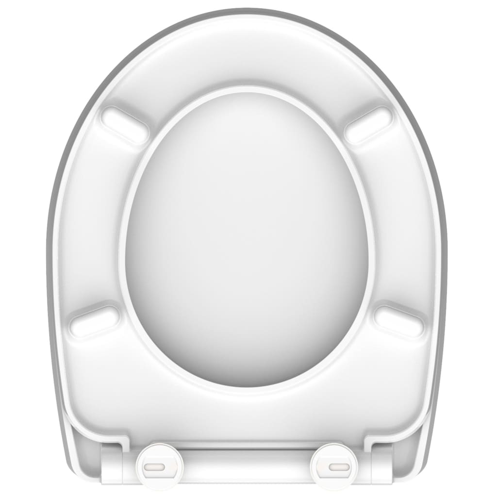 SCHÜTTE Duroplast High Gloss Toilet Seat with Soft-Close - Bend