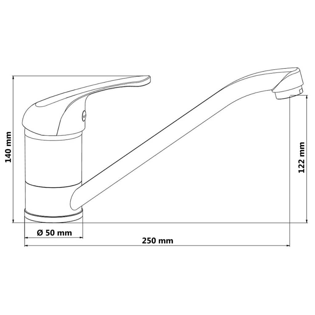 SCHÜTTE Sink Mixer ULTRA Low Pressure Chrome