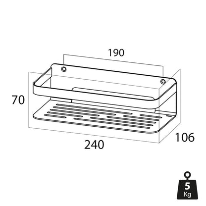 Tiger Bathroom Basket Caddy Chrome 1400030346