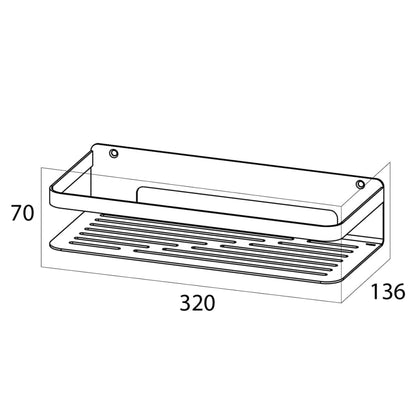 Tiger Bathroom Basket Caddy Chrome Large 1400230346