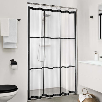 Sealskin Shower Curtain Brix Transparent - Bend