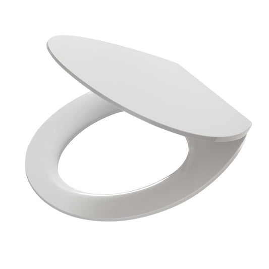 Tiger Toilet Seat "Blade" White - Bend