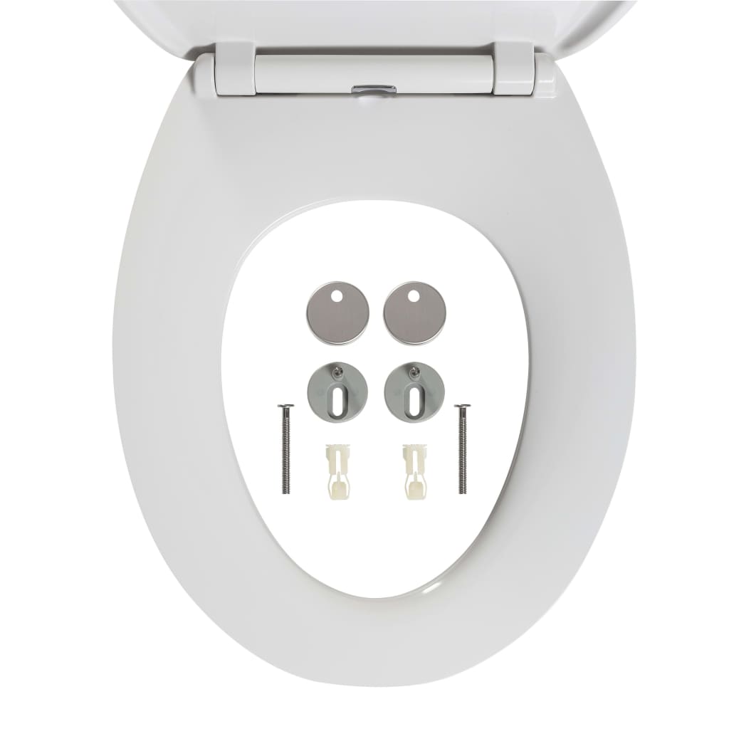 Tiger Toilet Seat "Blade" White - Bend