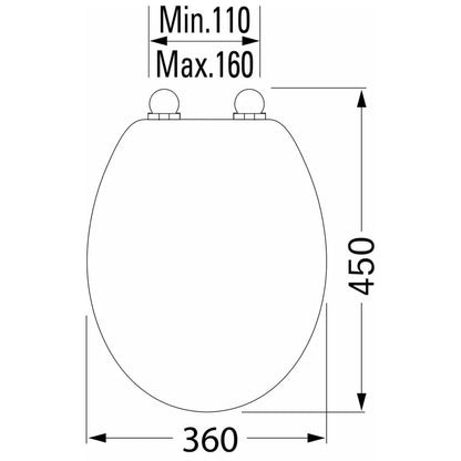 Tiger Soft-Close Toilet Seat Memphis Duroplast White - Bend