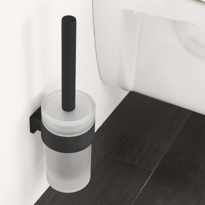 Tiger Toilet Brush and Holder "Bold" Matt Black - Bend