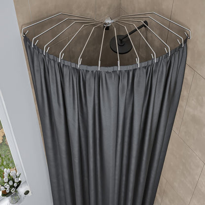 Shower Curtain Rail Umbrella