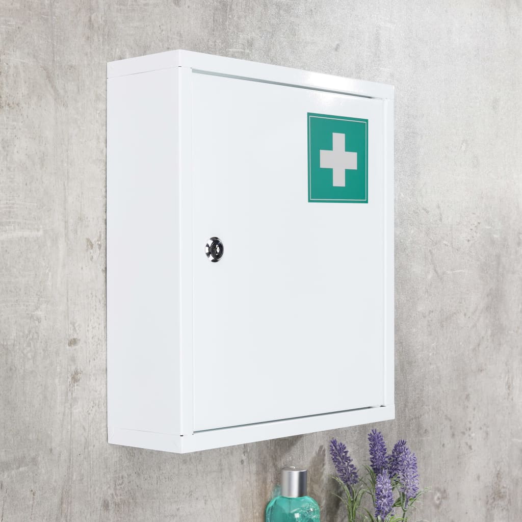 Medicine Cabinet 31.5x10x36 cm Steel