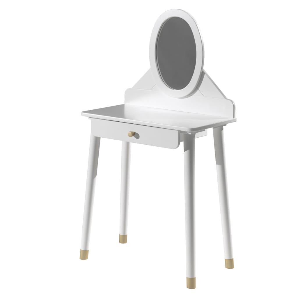 Vipack Kids Dressing Table Billy with Mirror Wood White - Bend