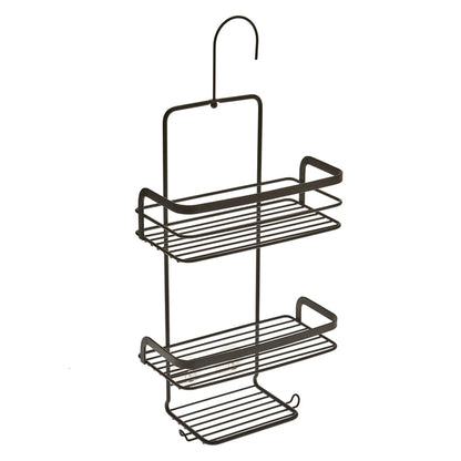 3-tier Douche Rack with Hook Black