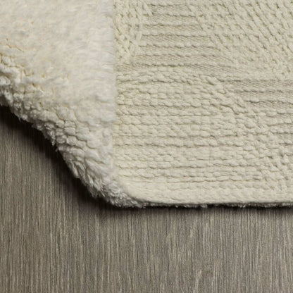 Bath Mat Pebbles Cotton 60x90 cm Ivory