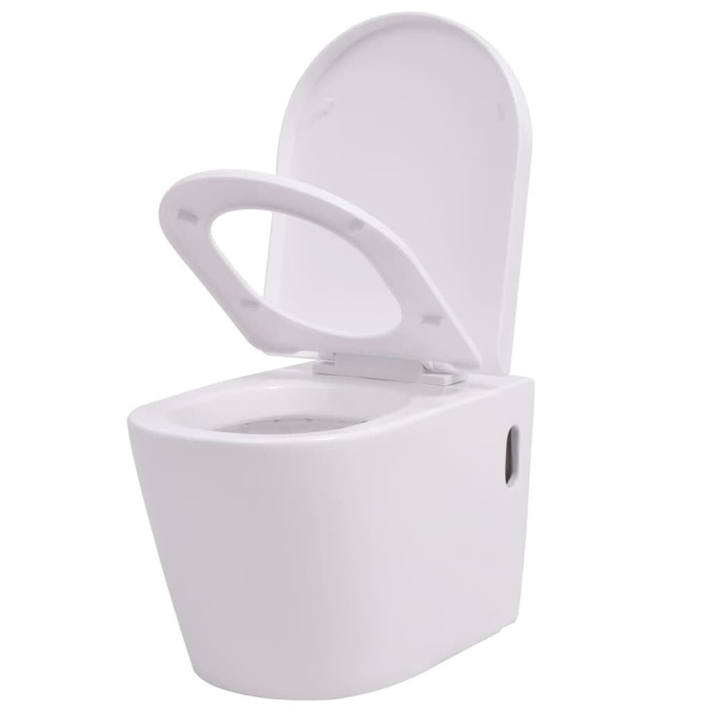 Wall Hung Toilet Ceramic White