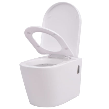 Wall Hung Toilet Ceramic White