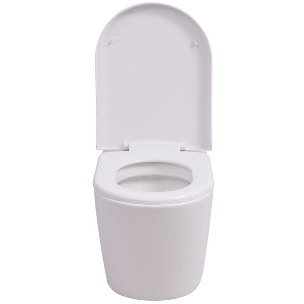 Wall Hung Toilet Ceramic White