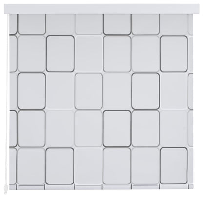 Shower Roller Blind 80x240 cm Square - Bend