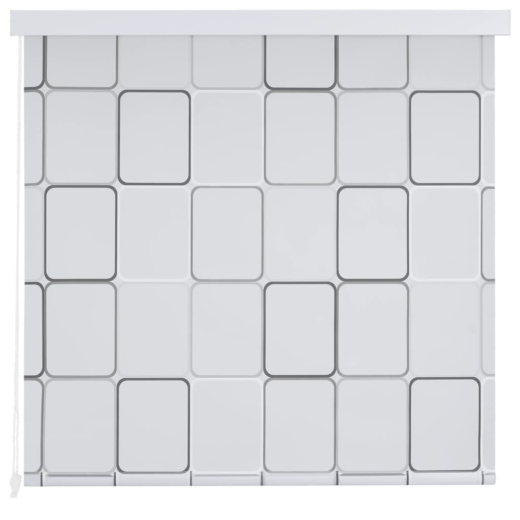 Shower Roller Blind 100x240 cm Square - Bend