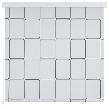 Shower Roller Blind 100x240 cm Square - Bend