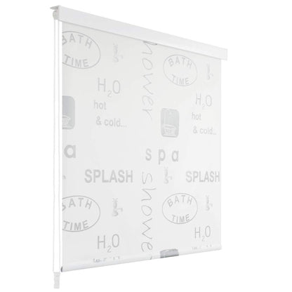 Shower Roller Blind 80x240 cm Splash - Bend