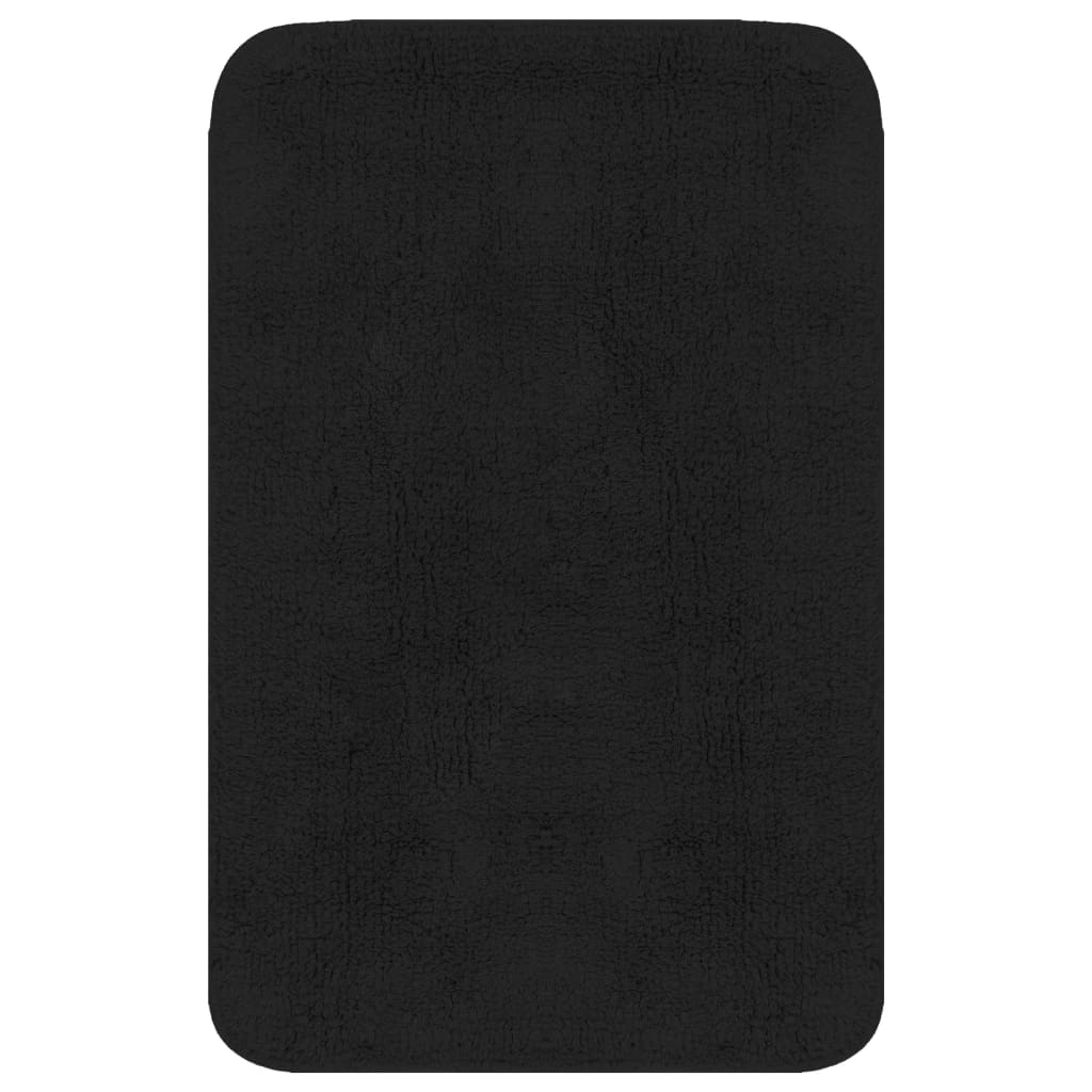 Bathroom Mat Set 2 Pieces Fabric Anthracite - Bend