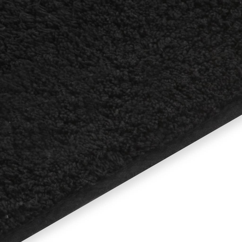 Bathroom Mat Set 2 Pieces Fabric Anthracite - Bend