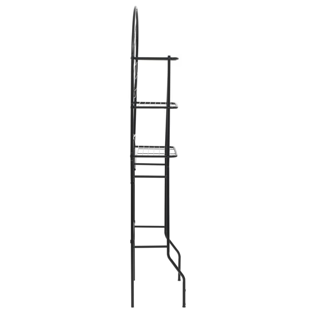 Toilet Rack Black 60x33x174 cm - Bend