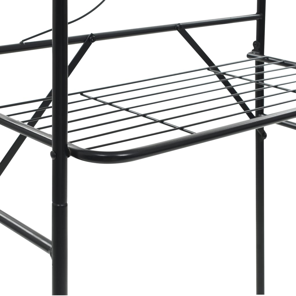 Toilet Rack Black 60x33x174 cm - Bend