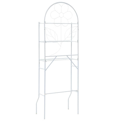 Toilet Rack White 60x33x174 cm