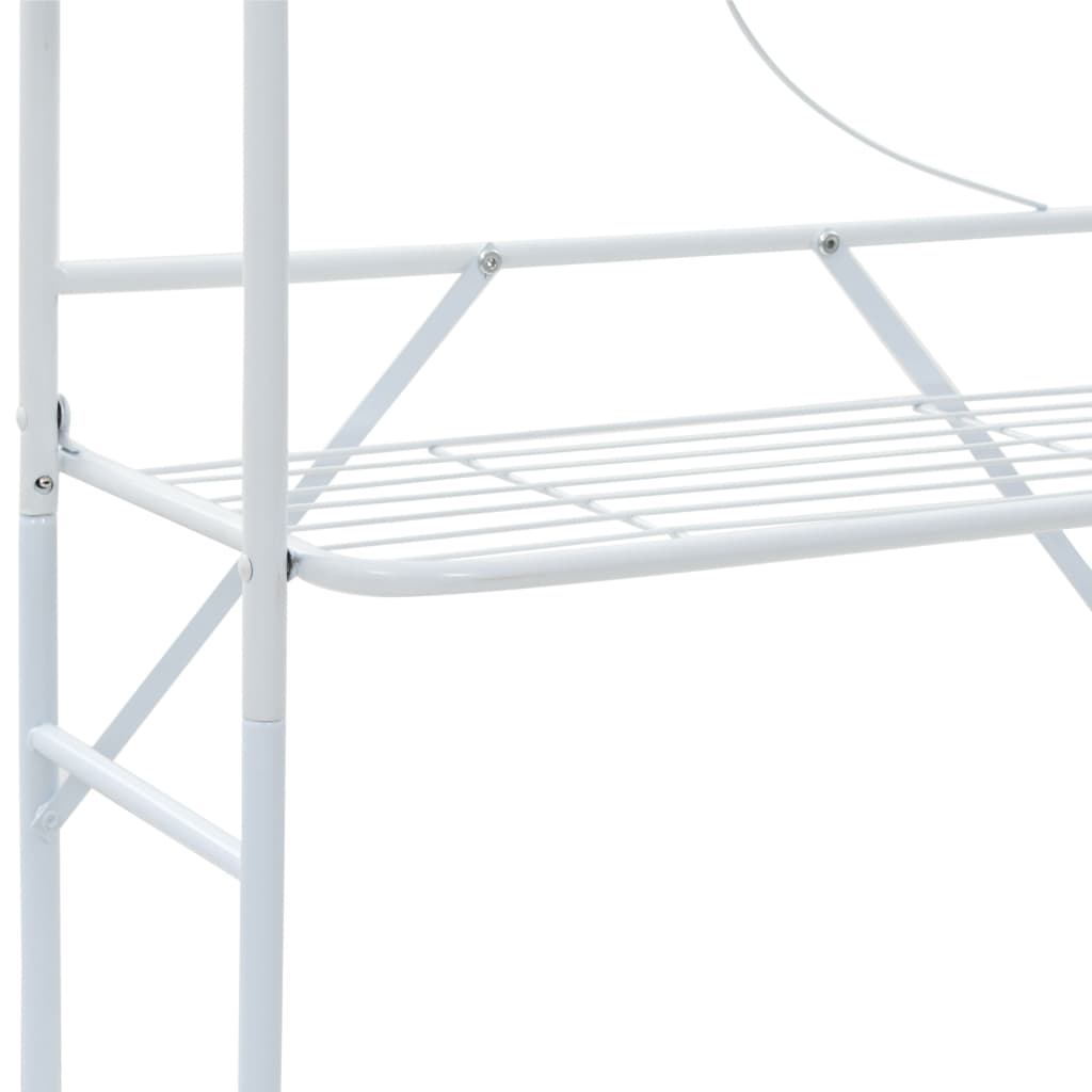 Toilet Rack White 60x33x174 cm