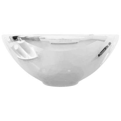 Wash Basin 32.5x14 cm Ceramic Silver - Bend