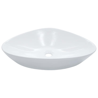 Wash Basin 58.5x39x14 cm Ceramic White - Bend